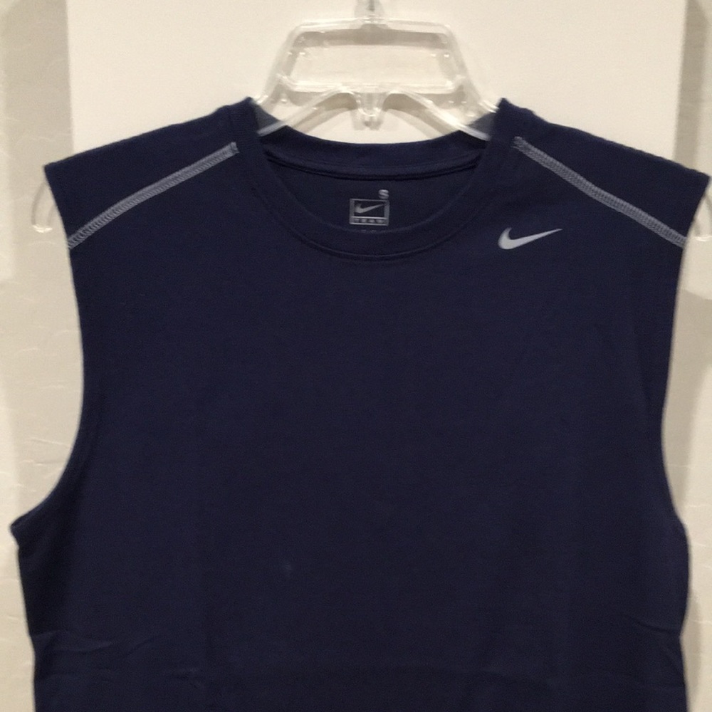 Nike Fit Pro Team sleeveless shirt size S / navy
